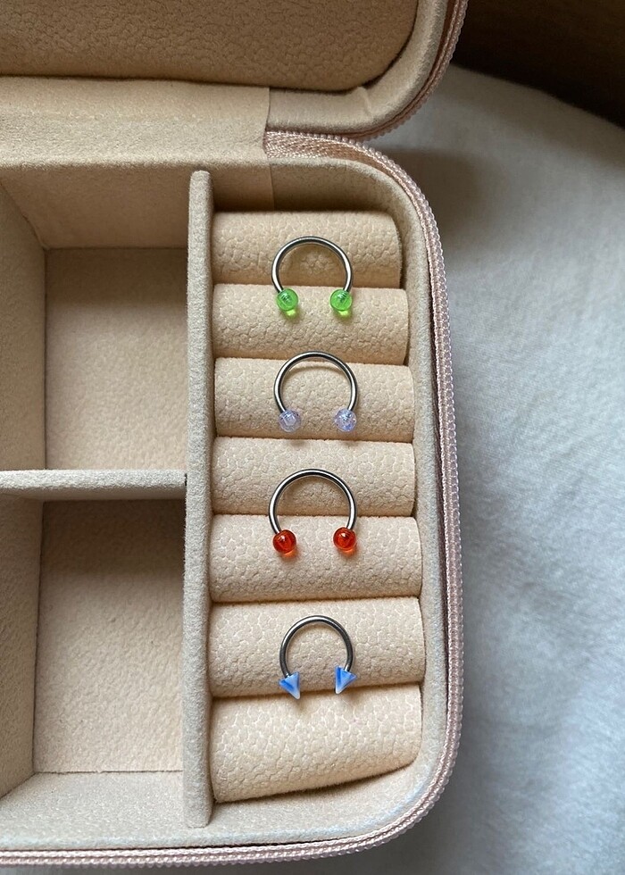 Titanyum septum piercing - Görsel 2