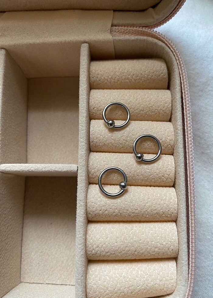 Titanyum halka piercing - Görsel 2