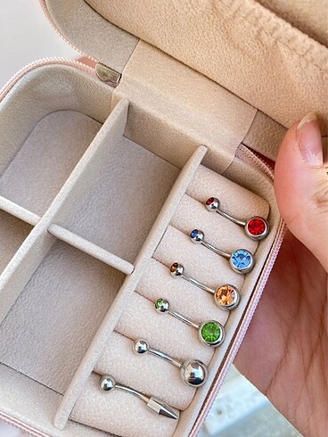 Titanyum göbek piercing - Görsel 4