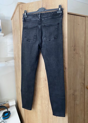 l Beden gri Renk Gri Regular Fit Midi Kadın Kot Pantolon