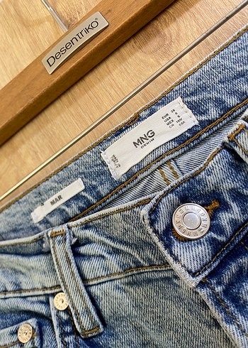 m Beden Mavi Kadın Denim Pantolon
