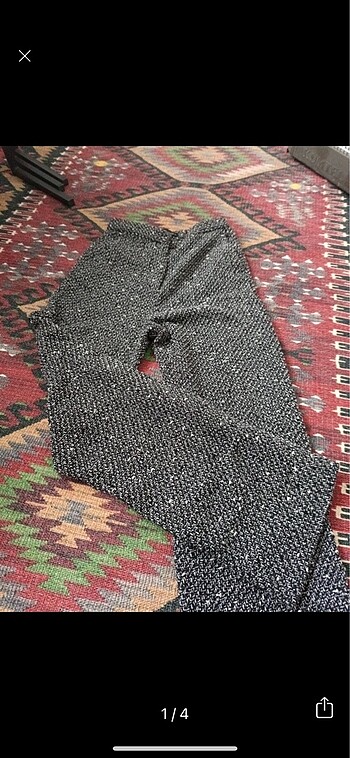 m Beden siyah Renk Zara örgü pantolon