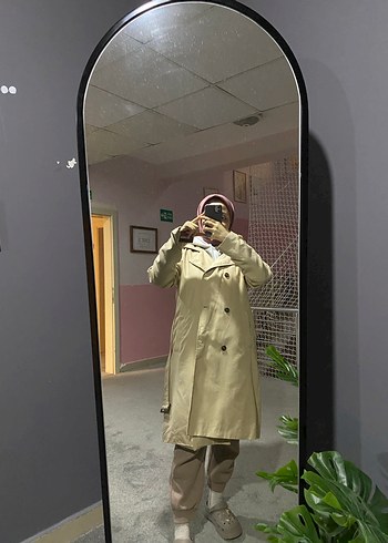 Kadın Camel Midi Trençkot - Görsel 6