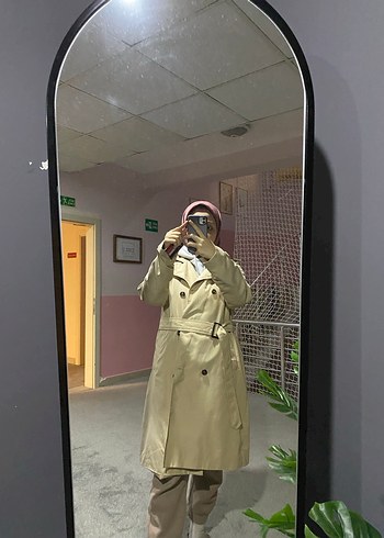 Kadın Camel Midi Trençkot - Görsel 7