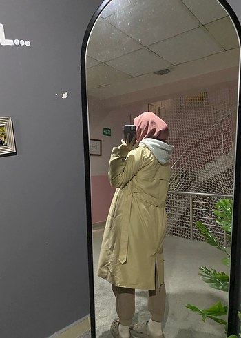 Kadın Camel Midi Trençkot - Görsel 4