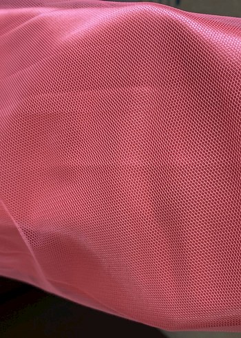 Pembe Uzun Drapeli Straplez Abiye Elbise Çocuk - Görsel 3