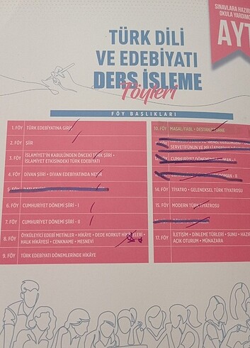  AYT EDEBİYAT DERS İŞLEME FÖYÜ KONU ANLATIMLI