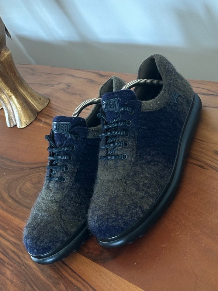 Camper pelotas Gri Rahat Erkek Ayakkabı - Görsel 2