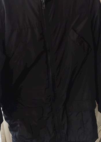 Erkek Çocuk Siyah Fermuarlı Mont - Görsel 2