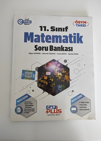 11. Sınıf Çap Plus Matematik Soru Bankası