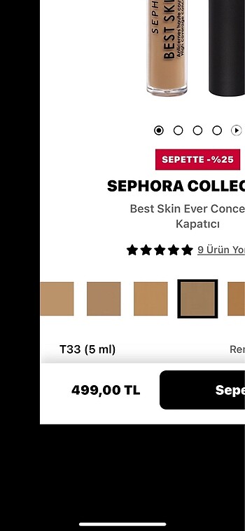  Beden Renk sephora kapatıcı
