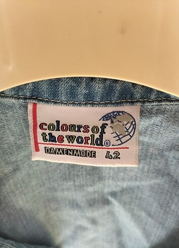 m Beden mavi Renk Kot ceket (kolsuz)