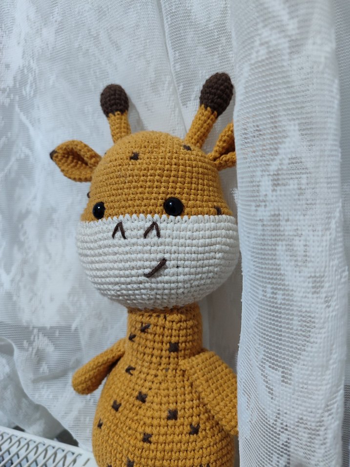 El Örgüsü Zürafa Peluş Oyuncak - Görsel 3