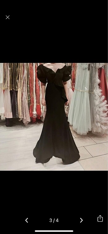 Siyah abiye - Görsel 3