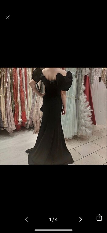 Siyah abiye - Görsel 5