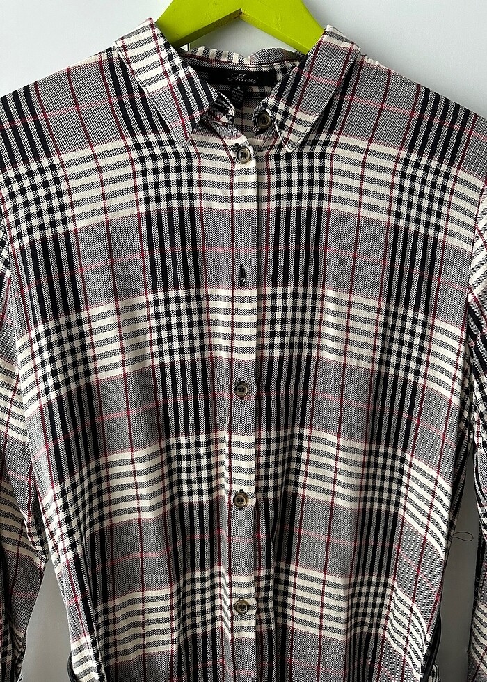 Pötikareli elbise - Görsel 2