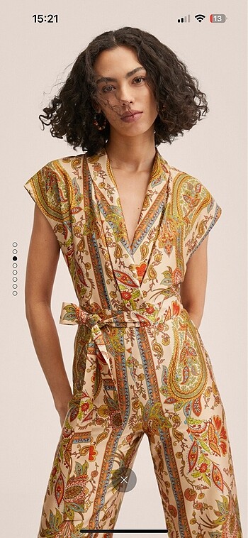 Paisley desenli tulum - Görsel 4