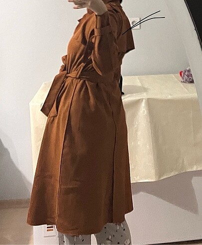 Diğer Süet kaban trenchcoat