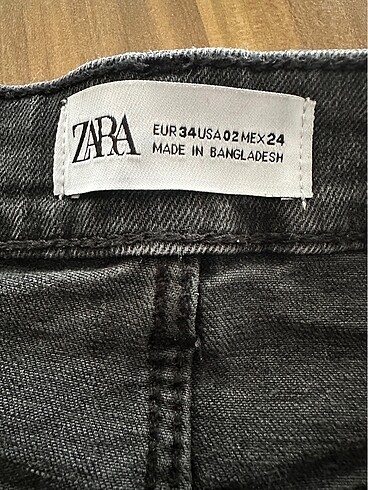 34 Beden Zara Denim Şort
