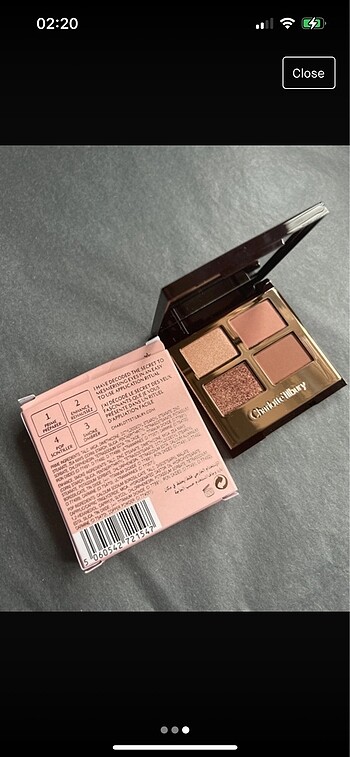 Beden Charlotte Tilbury Pillow Talk Far Palet