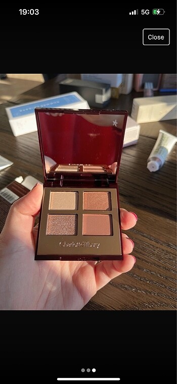 Diğer Charlotte Tilbury Exagger Eyes Palet