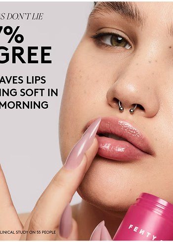 Fenty Skin Plush Puddin Lip Mask Cacao - Görsel 4