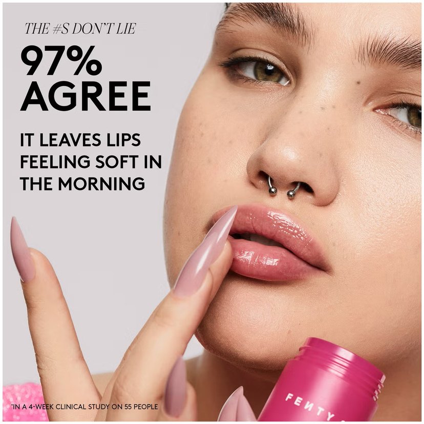 Fenty Skin Plush Puddin Lip Mask Cacao - Görsel 4