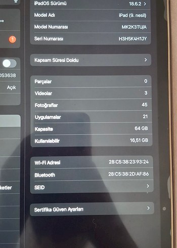 ipad 9.nesil - Görsel 4