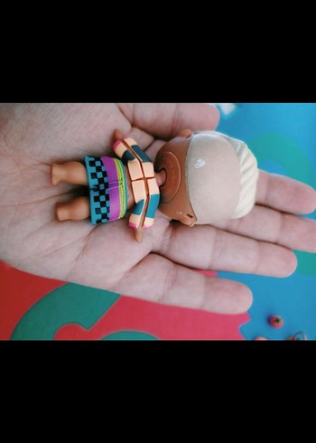 Pastel Renkli Mini Oyuncak Figür Seti - Görsel 7