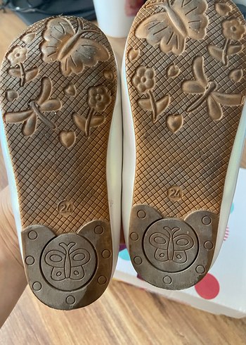 Beyaz Kız Çocuk Babet Ayakkabı - Görsel 4