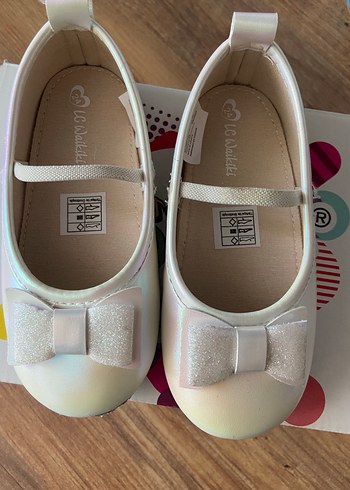 Beyaz Kız Çocuk Babet Ayakkabı - Görsel 2