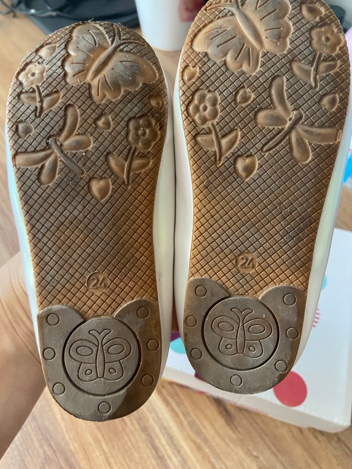 Beyaz Kız Çocuk Babet Ayakkabı - Görsel 4