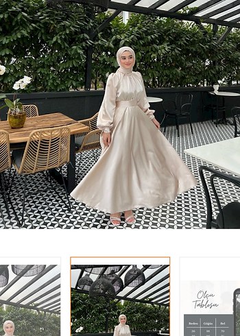 Uzun Beyaz Bohem Salaş Elbise - Görsel 3