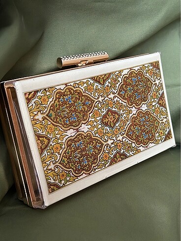 Gold Clutch Çanta
