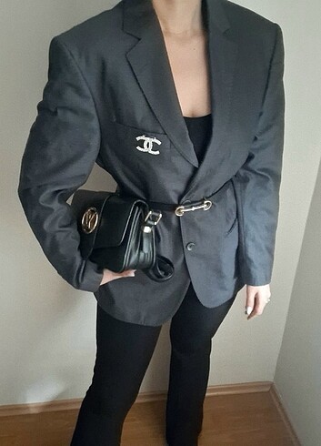 Diğer Gri blazer ceket