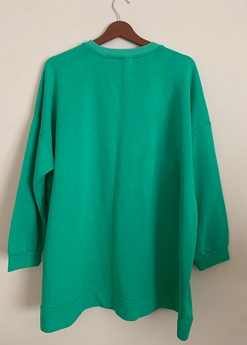 Diğer Yeşil Oversize Kadın Sweatshirt