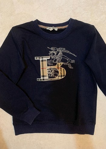 Erkek Çocuk Mavi Baskılı Sweatshirt - Görsel 2