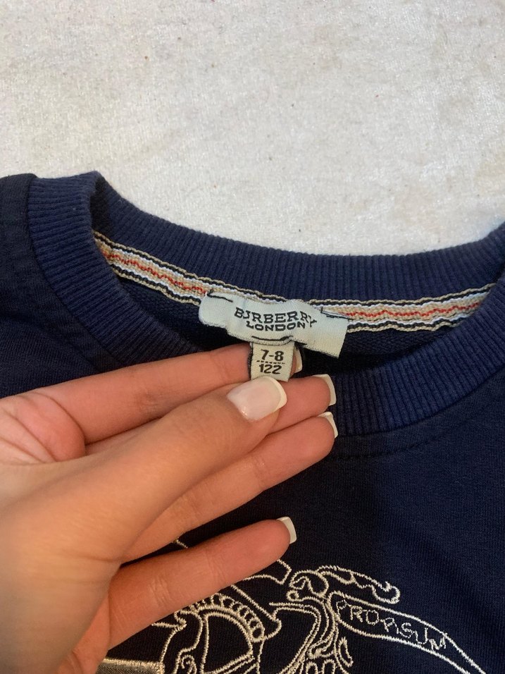 Erkek Çocuk Mavi Baskılı Sweatshirt - Görsel 3