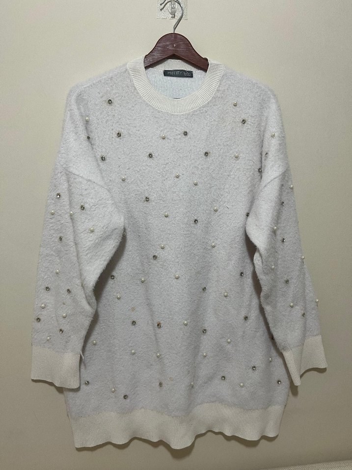 Beyaz kazak - Görsel 2