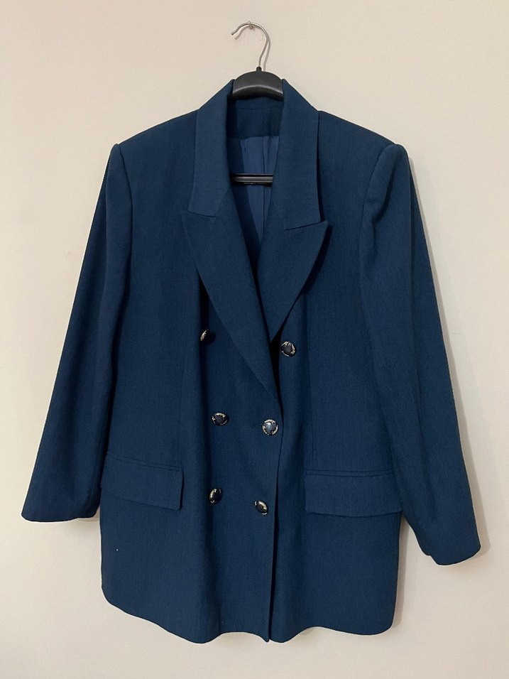 Lacivert Blazer Ceket - Görsel 2