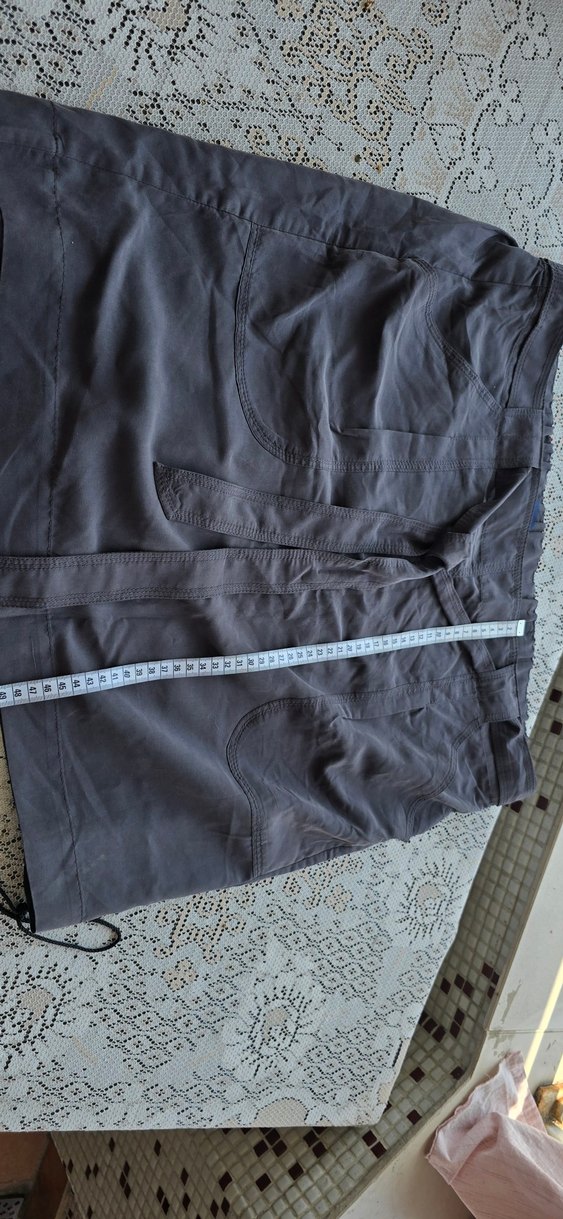 Gri Kemerli Midi buyuk beden etek - Görsel 5