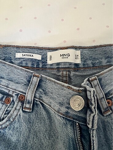 m Beden mavi Renk Mango sayana jean