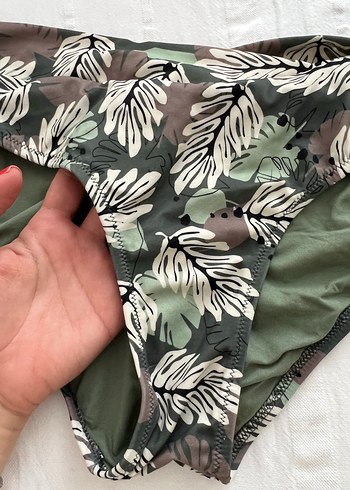 Penti Penti Haki Kamuflaj Desenli Bikini Altı