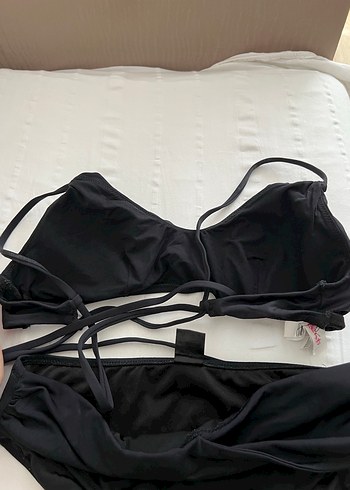 38 Beden siyah Renk Penti siyah bikini takımı