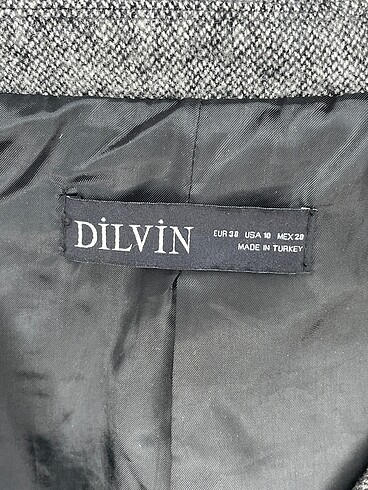 38 Beden gri Renk Dilvin Kaban %70 İndirimli.