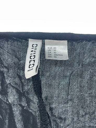 40 Beden siyah Renk H&M Kısa Elbise %70 İndirimli.