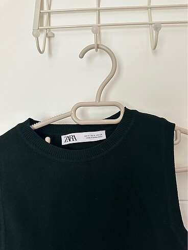 Zara Zara koyu yeşil crop