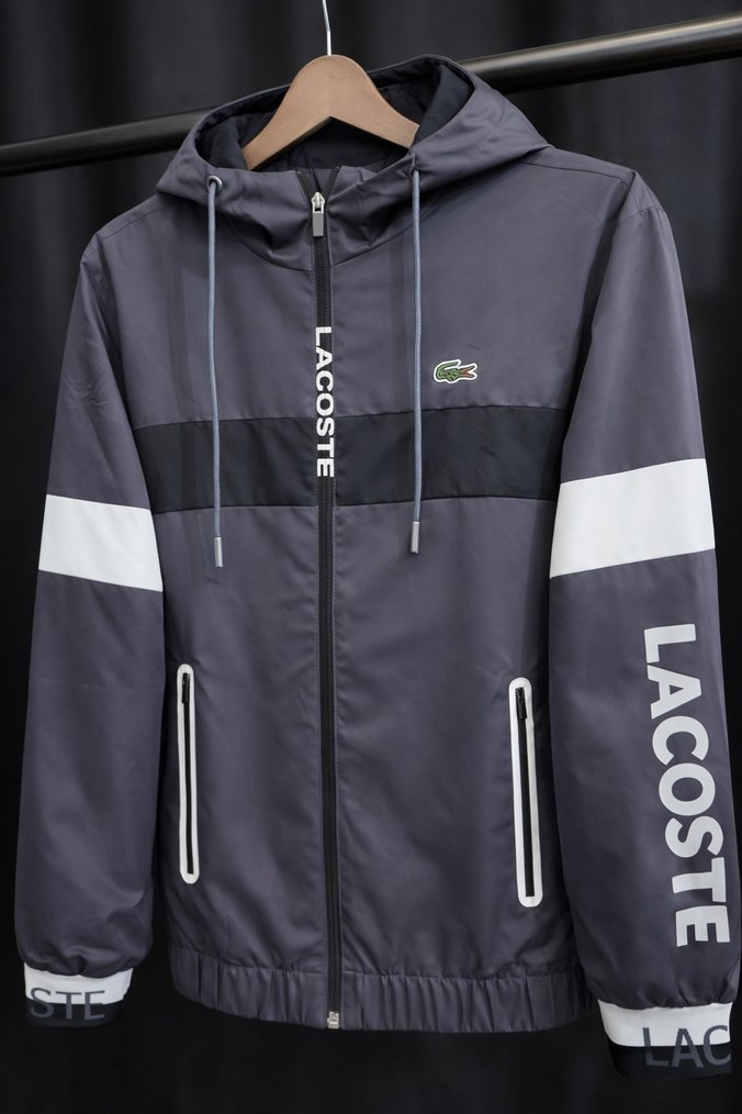 Lacoste Antrasit Erkek Kapüşonlu Eşofman - Görsel 2