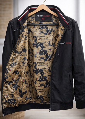 Tommy Hilfiger Siyah Fermuarlı Erkek Mont - Görsel 2