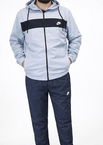 Gri Kapüşonlu ve Siyah Eşofman Altı Takımı - Görsel 3